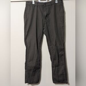 Men's Patagonia Forge Gray Canvas Organic Cotton Duck Pants Size 36x30